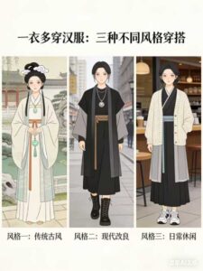 一衣多穿！同一件汉服，怎么搭出三种不同风格